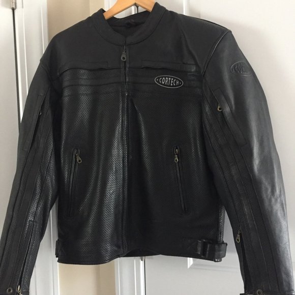 Motorcycle Jacket Cortech Magnum Air Perforated Jacket with Liner Pre-Owned Lrg. - Picture 1 of 5